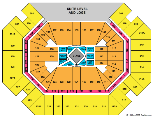 Thompson Boling Arena at Food City Center George Strait (CONSULT MAPS TEAM BEFORE USING) Seating Chart